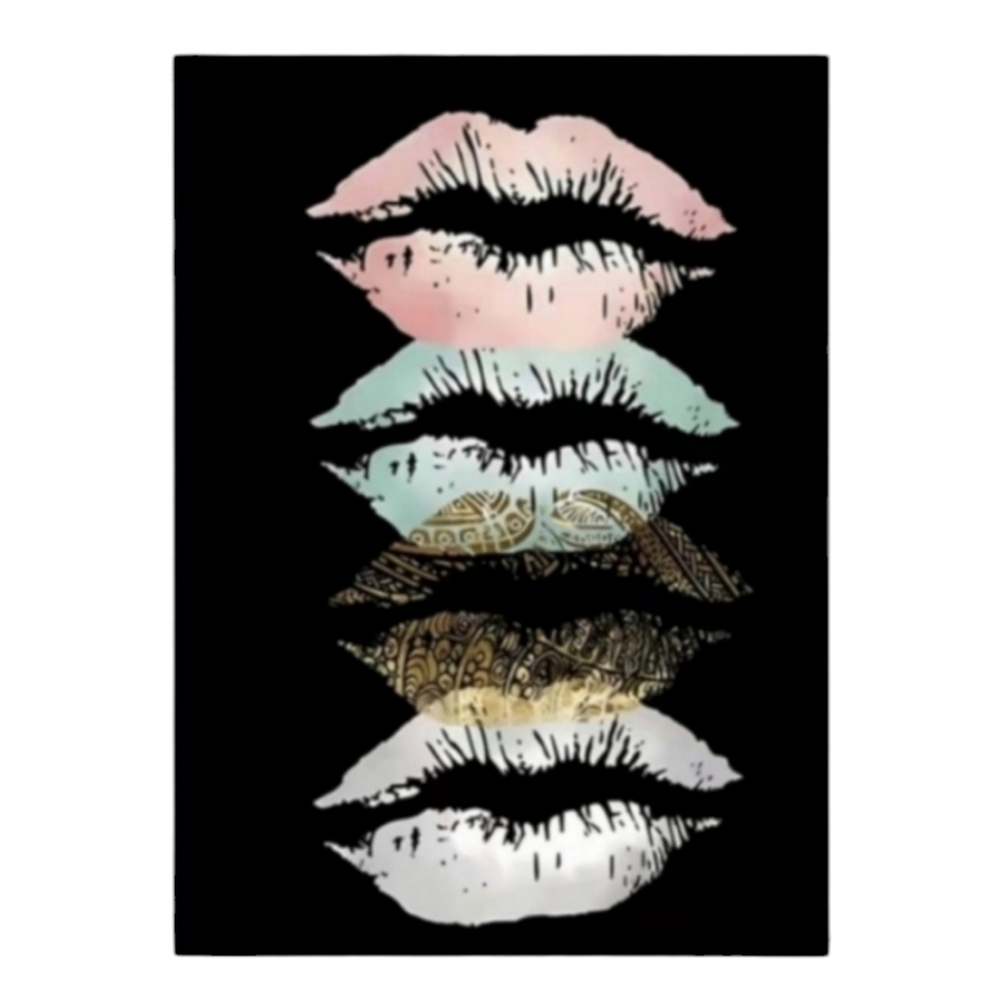 Lip Print Canvas Poster Wall Art✨️